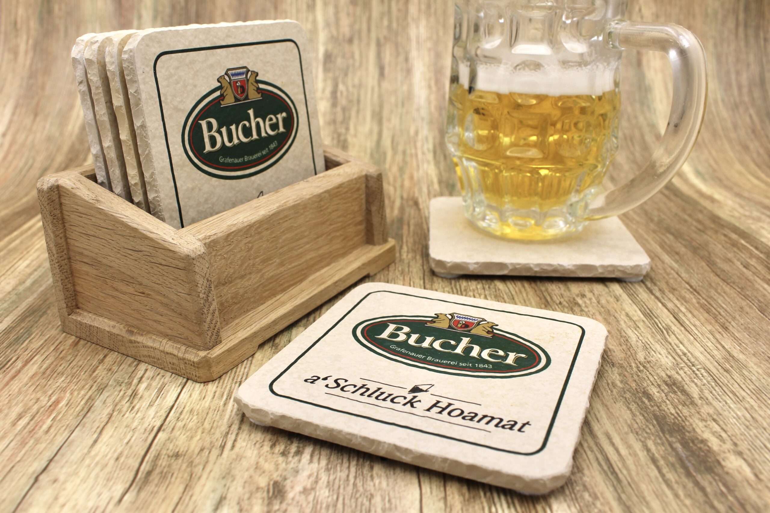 Bucher Bräu - Natursteinuntersetzer – Bild 3