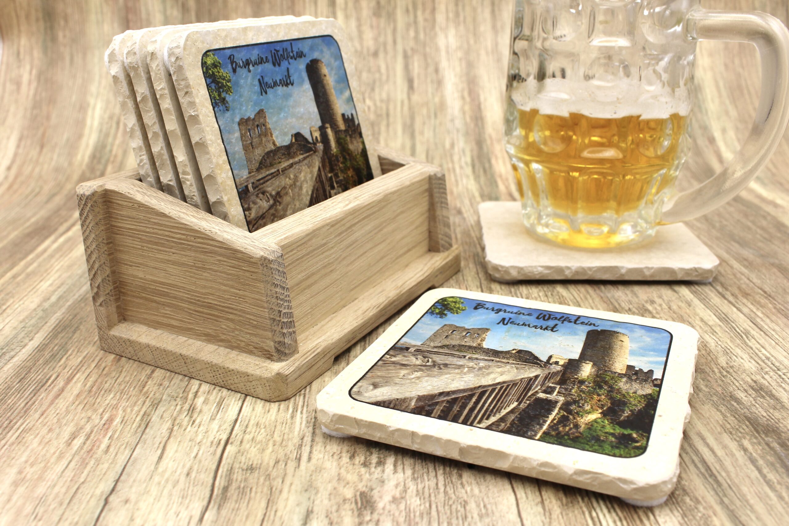 Burgruine Neumarkt - Natursteinuntersetzer – Bild 3