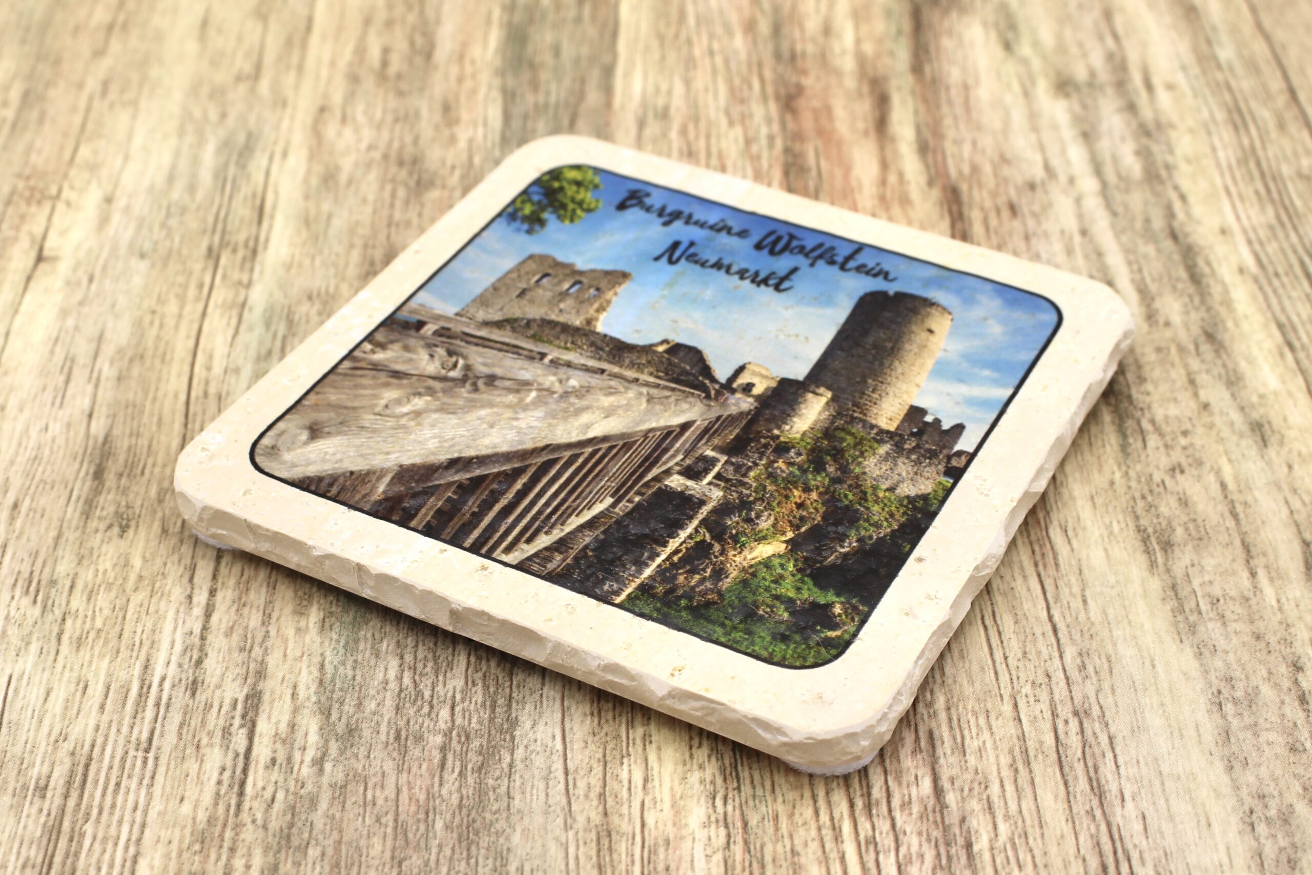 Burgruine Neumarkt - Natursteinuntersetzer