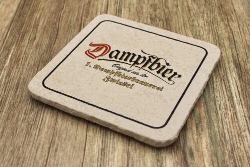 Dampfbierbrauerei Pfeffer - Natursteinuntersetzer