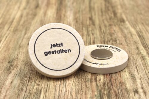 Dein Magnet - Rund mit Rand 5 cm