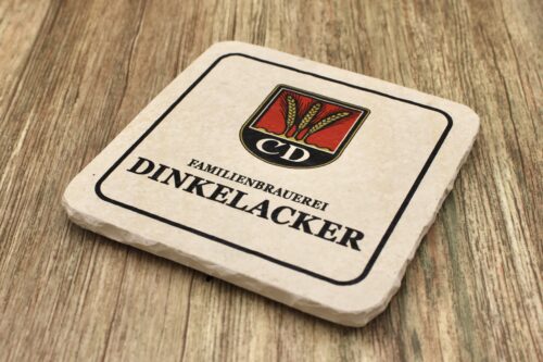 Dinkelacker - Natursteinuntersetzer