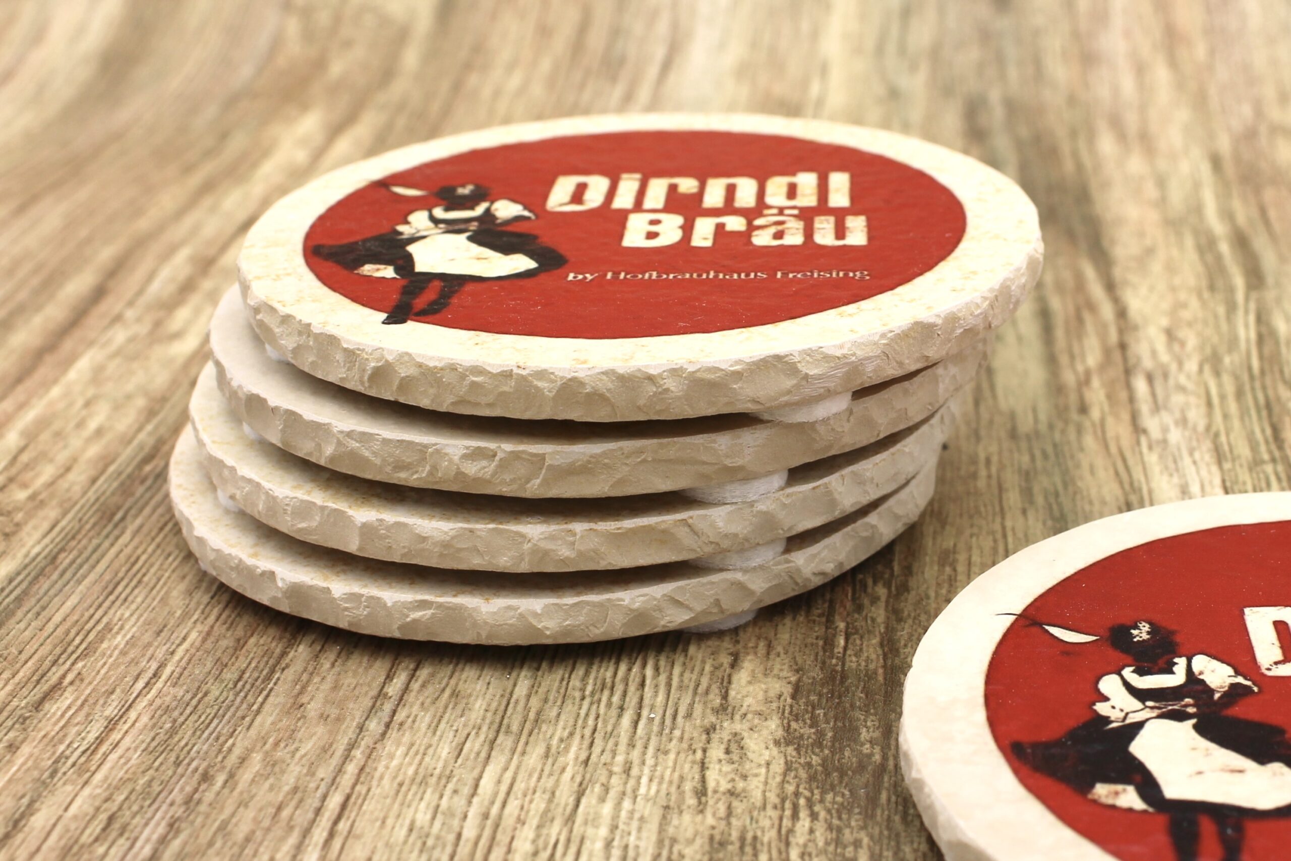 Dirndl Bräu - Natursteinuntersetzer – Bild 2