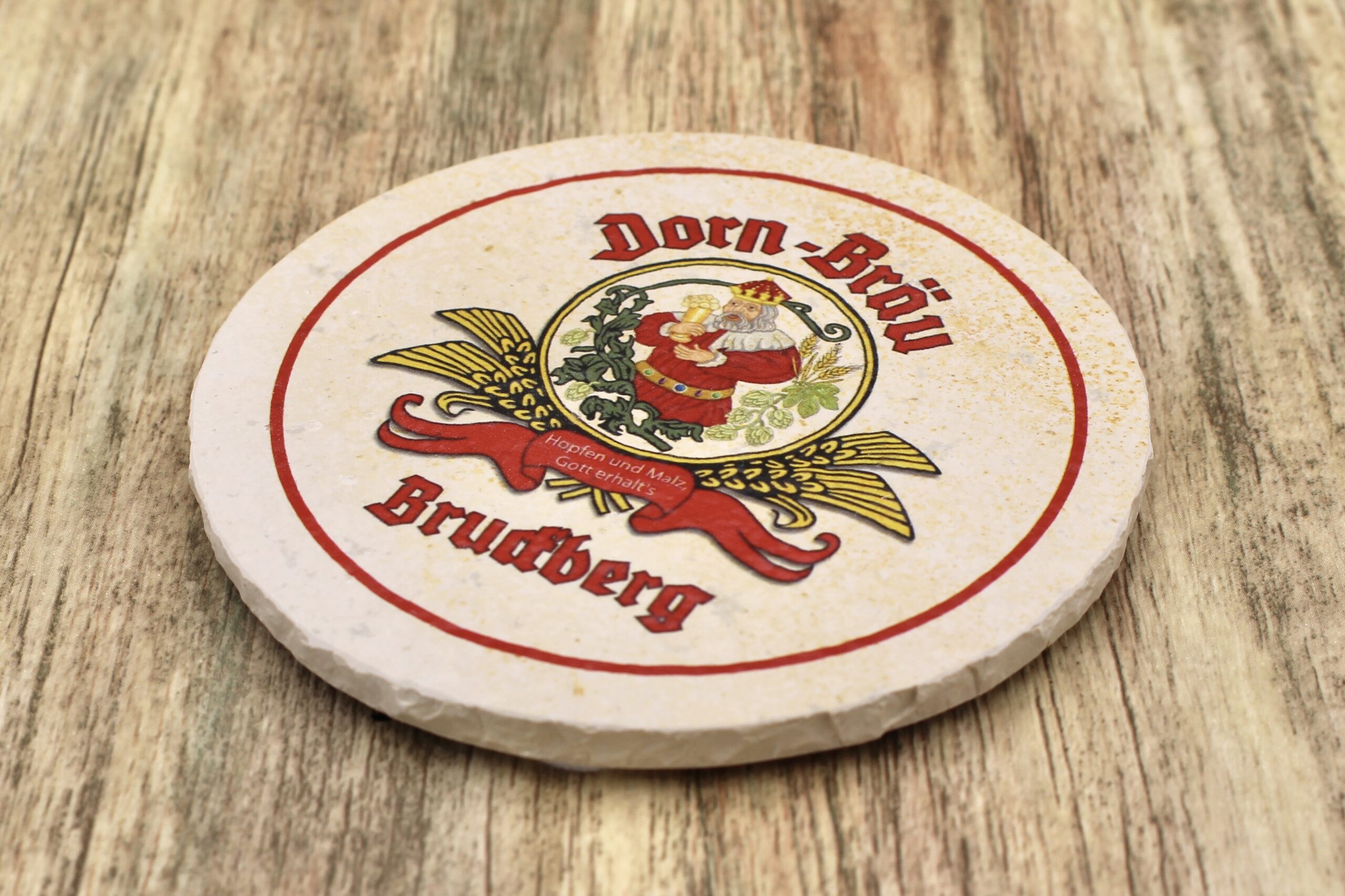 Dorn Bräu Bruckberg - Natursteinuntersetzer
