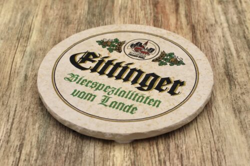 Eittinger Fischerbräu - Natursteinuntersetzer