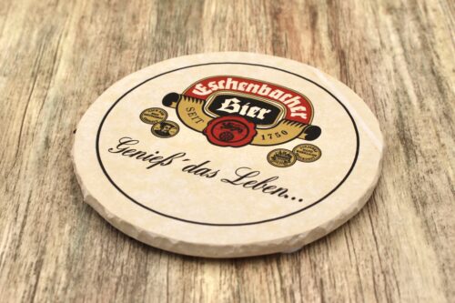 Eschenbacher Bier - Natursteinuntersetzer