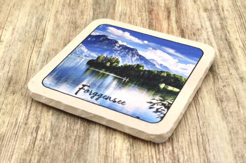 Forggensee - Natursteinuntersetzer