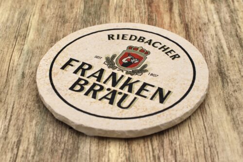 Frankenbräu - Natursteinuntersetzer