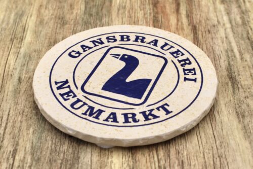 Gansbräu - Natursteinuntersetzer