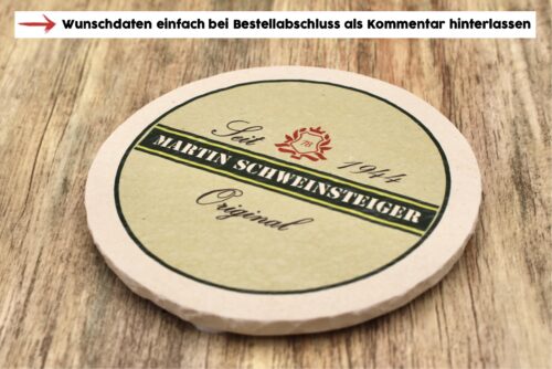 Geburtstagsmotiv Original - Natursteinuntersetzer