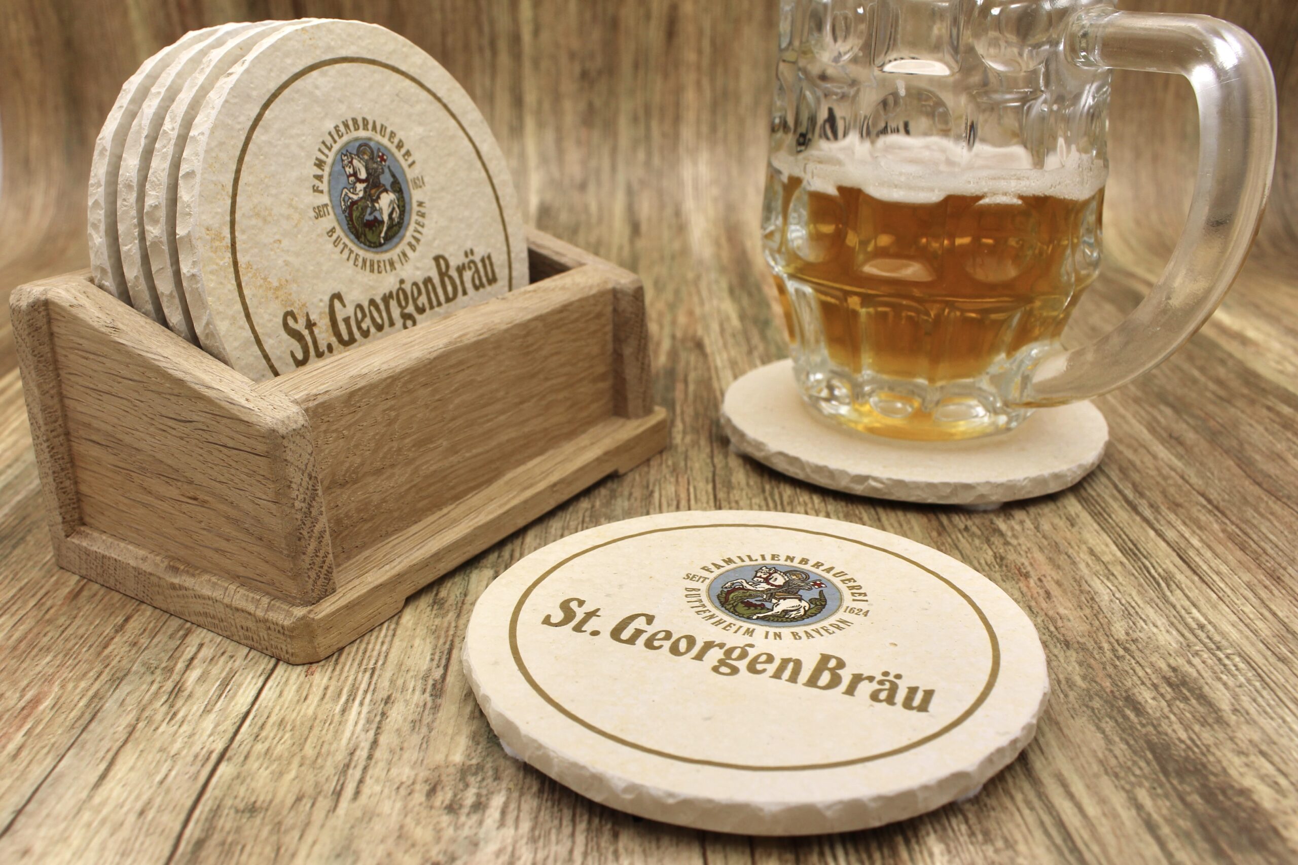 St. Georgenbräu - Natursteinuntersetzer – Bild 3
