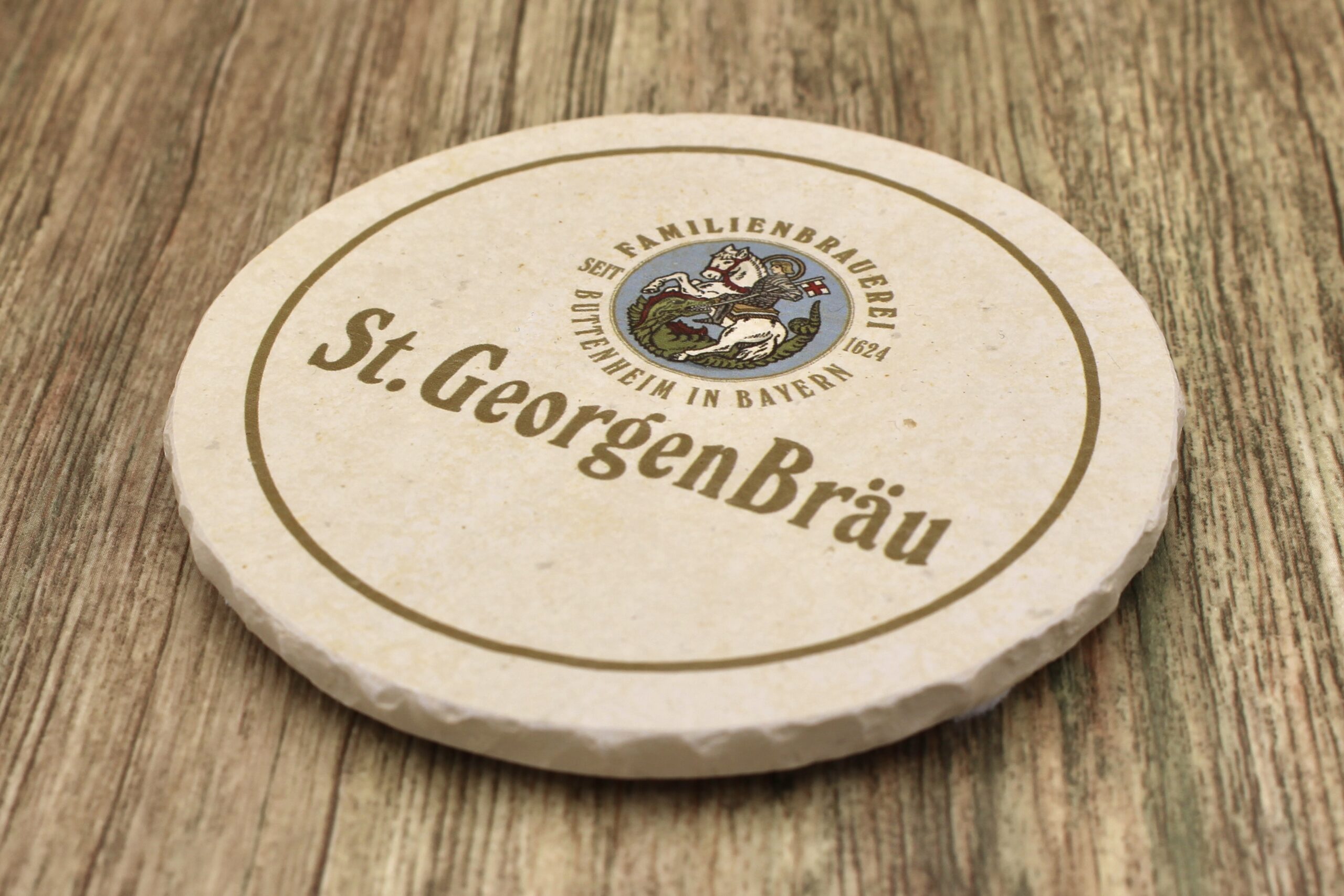St. Georgenbräu - Natursteinuntersetzer