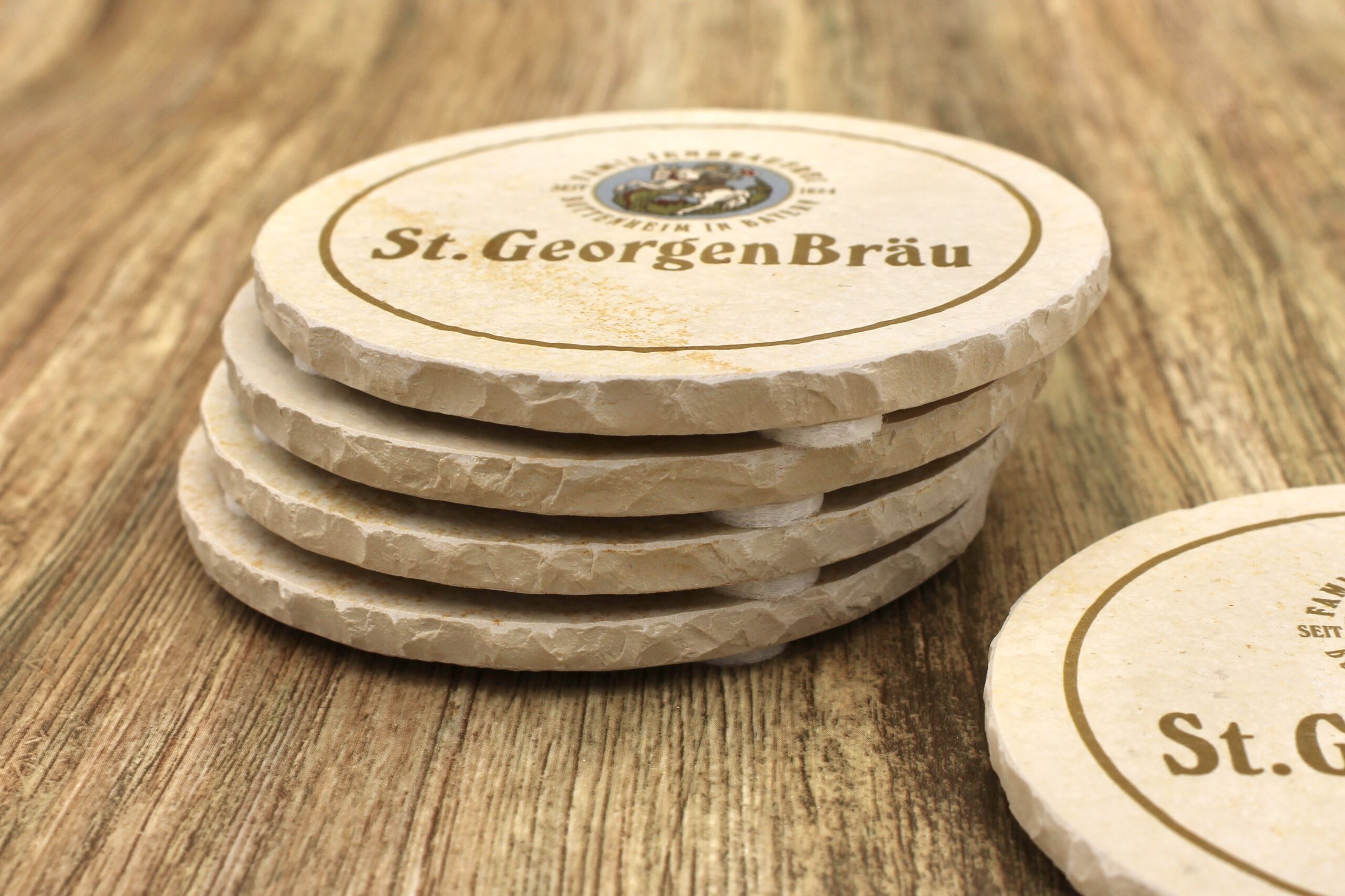 St. Georgenbräu - Natursteinuntersetzer – Bild 2