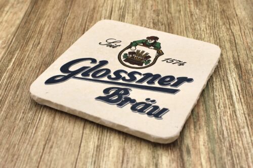 Glossner Bräu - Natursteinuntersetzer