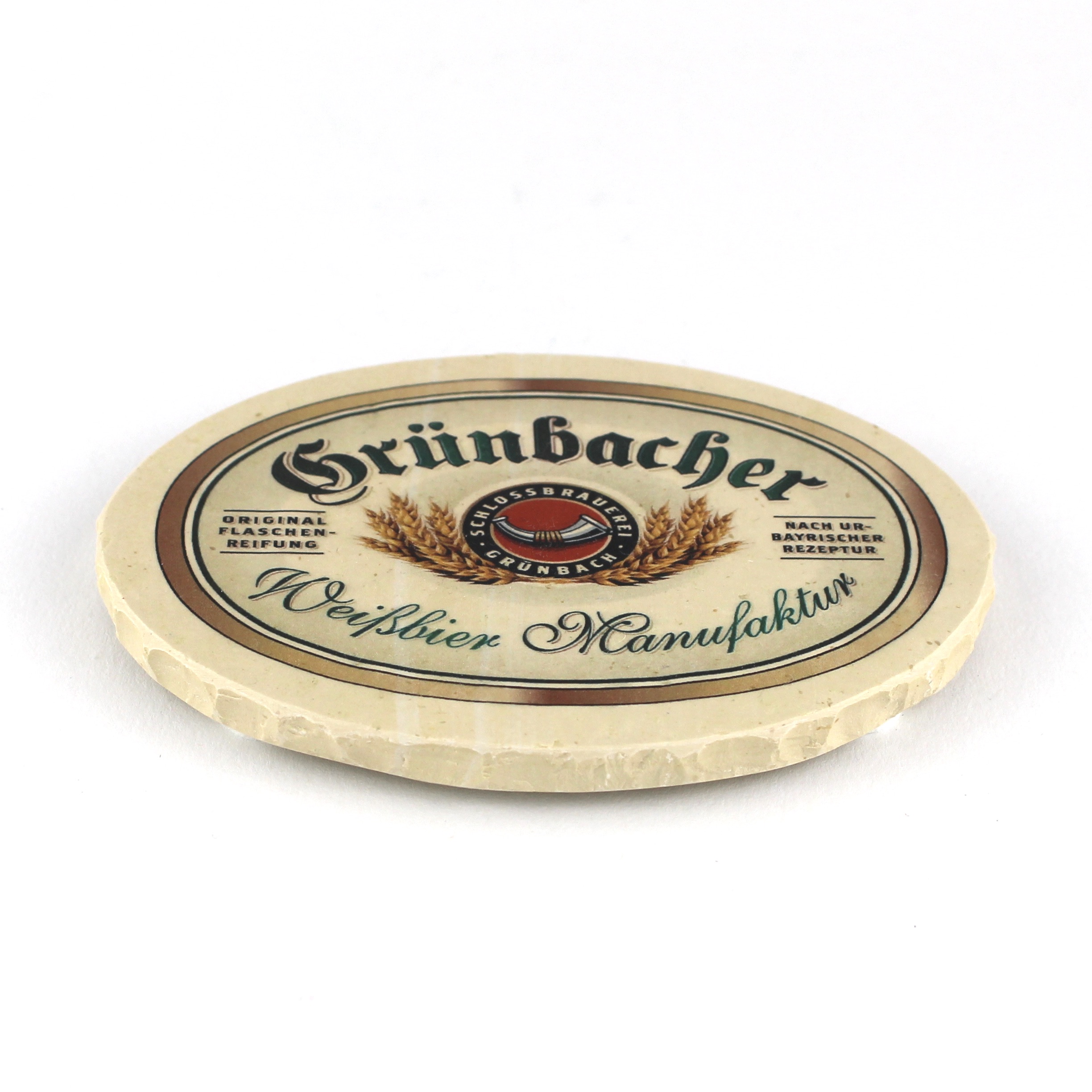 Schlossbrauerei Grünbach - Natursteinuntersetzer