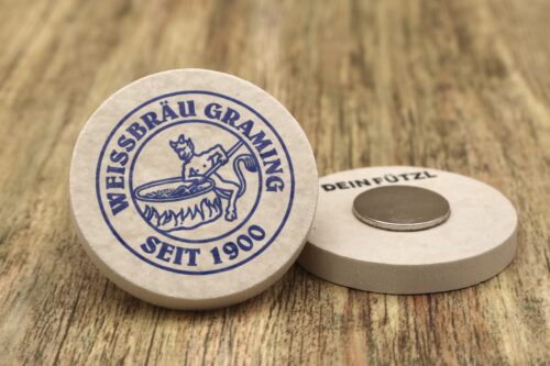 Graminger Weissbräu - Kühlschrankmagnet 48mm