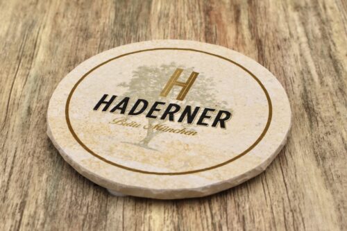 Haderner Bräu München - Natursteinuntersetzer