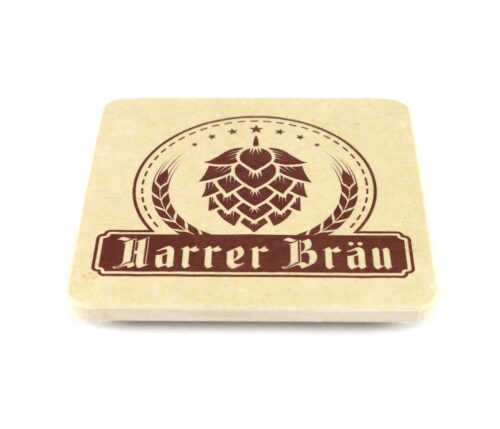 Harrer Bräu - Natursteinuntersetzer