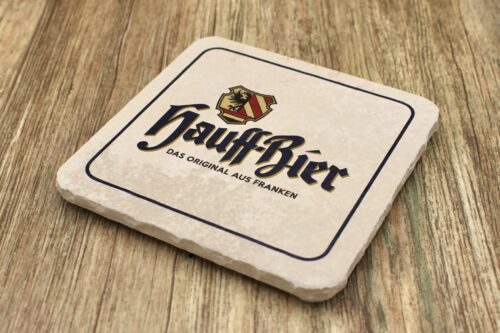 Hauff Bräu - Natursteinuntersetzer