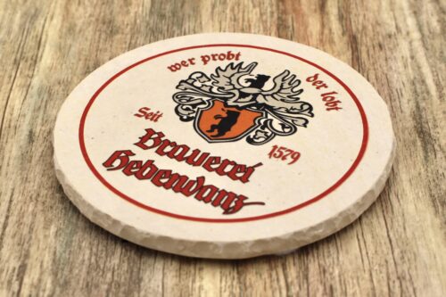 Brauerei Hebendanz - Natursteinuntersetzer