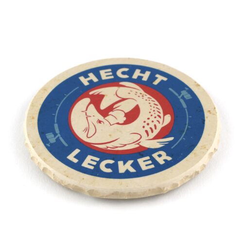 Hecht Lecker - Natursteinuntersetzer