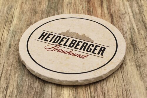 Heidelberger Brauhaus - Natursteinuntersetzer