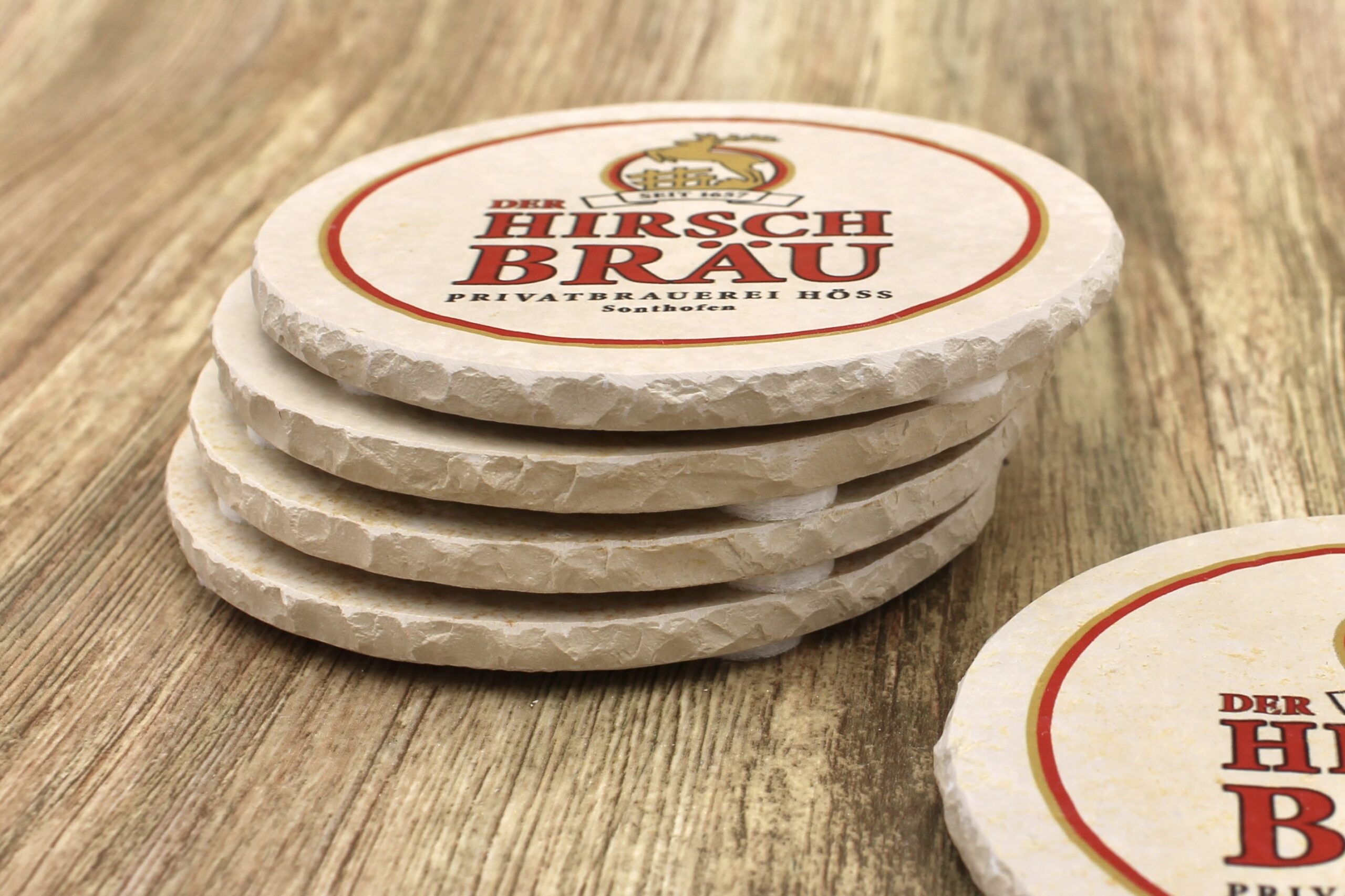 Der Hirschbräu Sonthofen - Natursteinuntersetzer – Bild 2