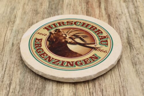 Hirschbräu Ergenzingen- Natursteinuntersetzer