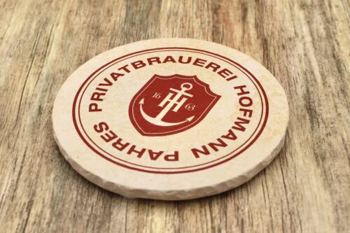 Privatbrauerei Hofmann Pahres - Natursteinuntersetzer