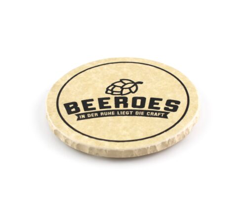 Beeroes - Natursteinuntersetzer