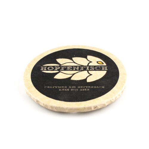 Hopfenfisch - Natursteinuntersetzer