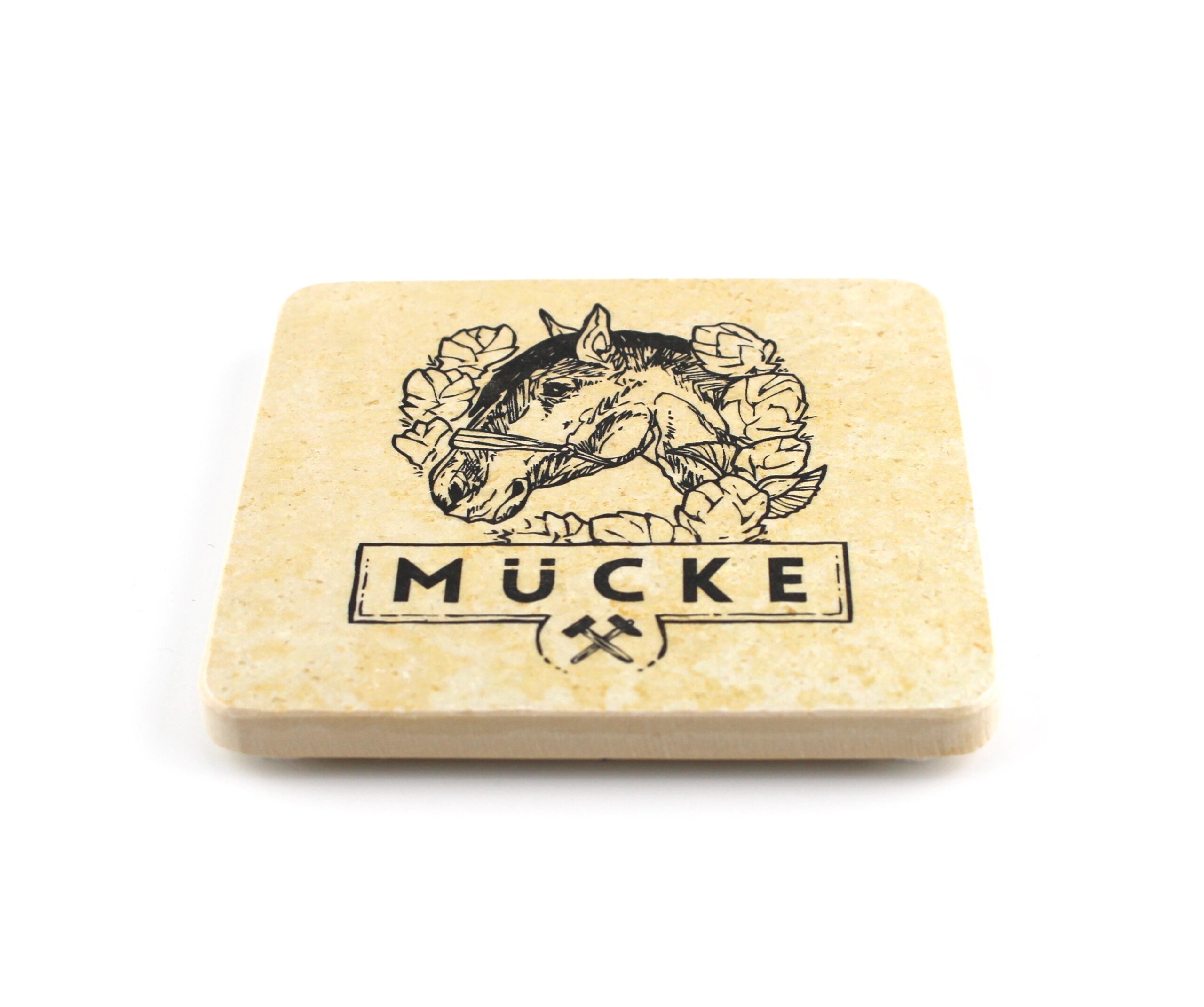 Mücke - Natursteinuntersetzer