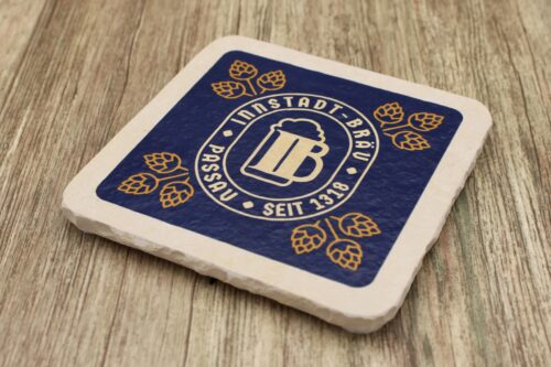 Innstadt Bräu - Natursteinuntersetzer