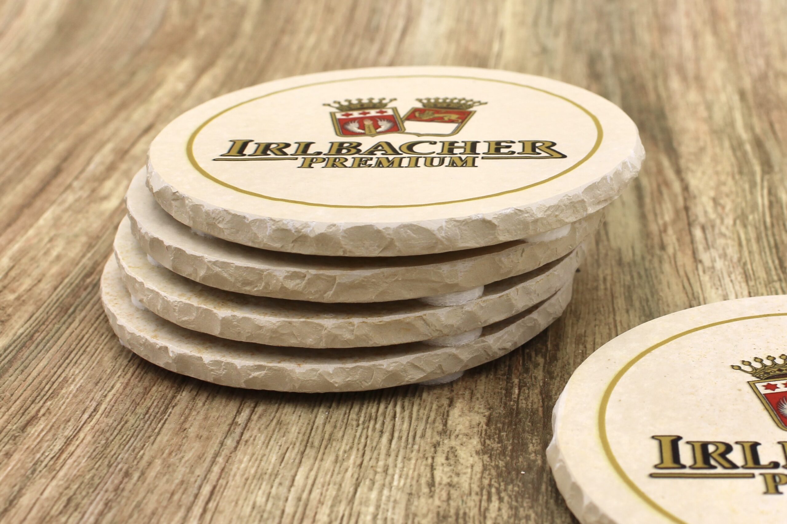 Schlossbrauerei Irlbach - Natursteinuntersetzer – Bild 2