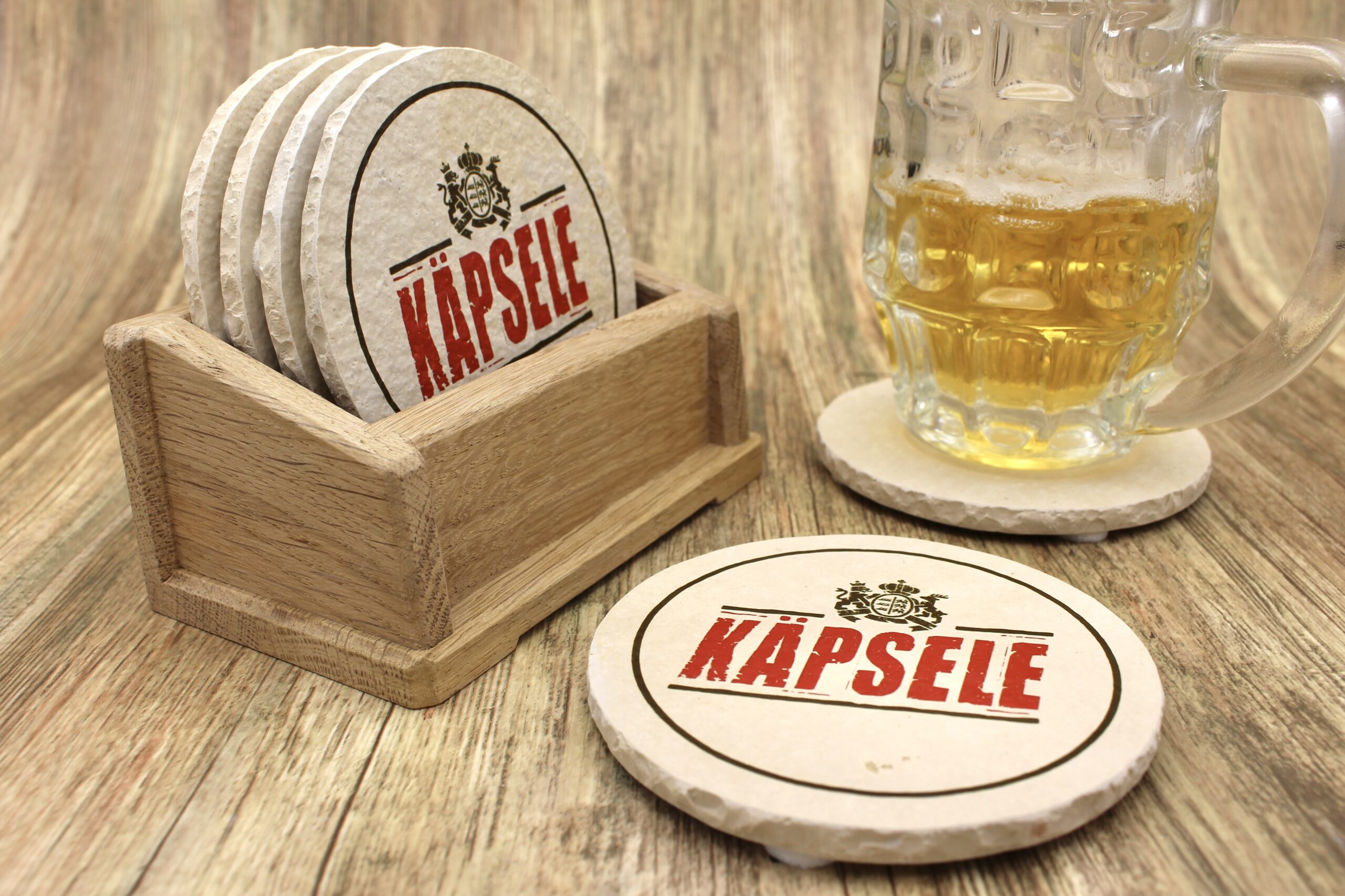 Käpsele - Natursteinuntersetzer – Bild 3