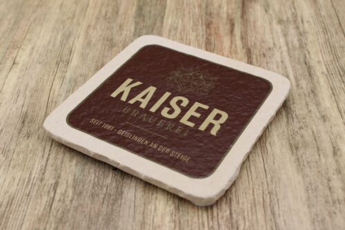 Kaiser Brauerei - Natursteinuntersetzer