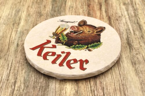 Keiler Bier - Natursteinuntersetzer