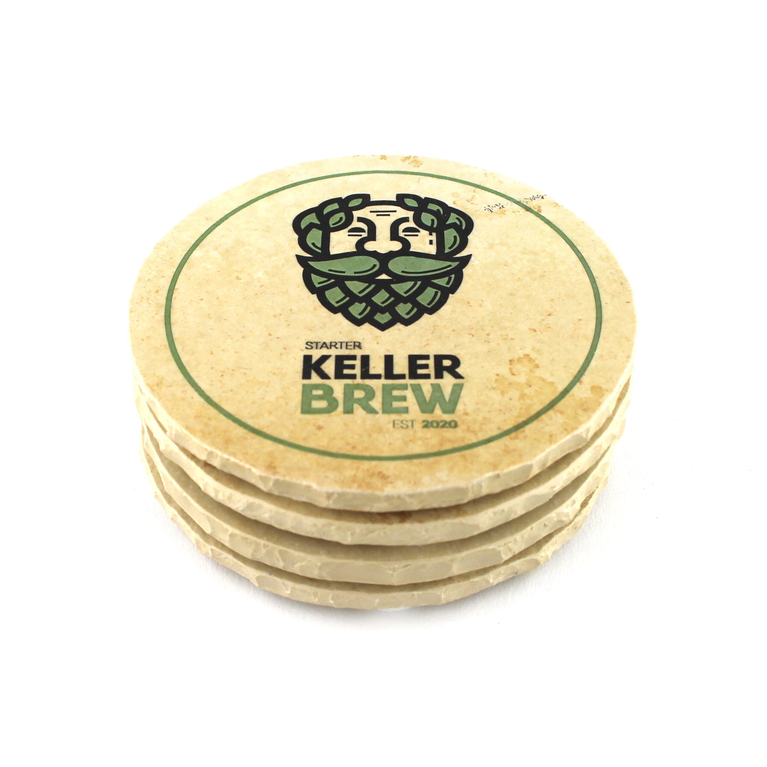 Starter Keller Brew - Natursteinuntersetzer – Bild 5