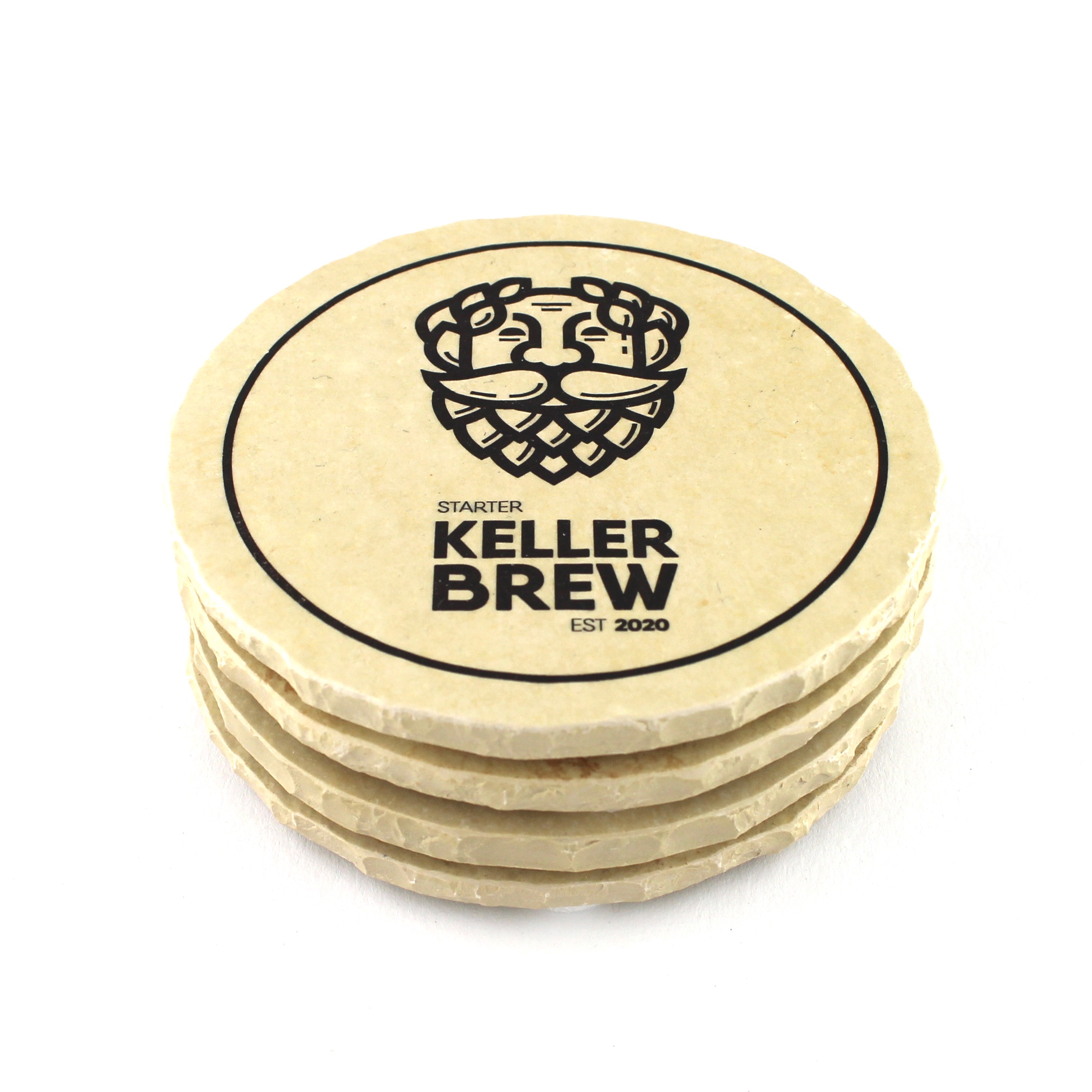 Starter Keller Brew - Natursteinuntersetzer – Bild 2