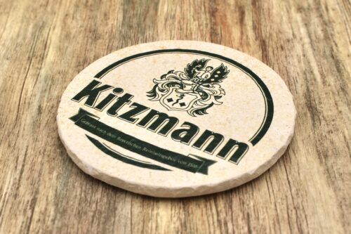 Kitzmann Bier - Natursteinuntersetzer