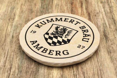 Kummert Bräu Amberg - Natursteinuntersetzer