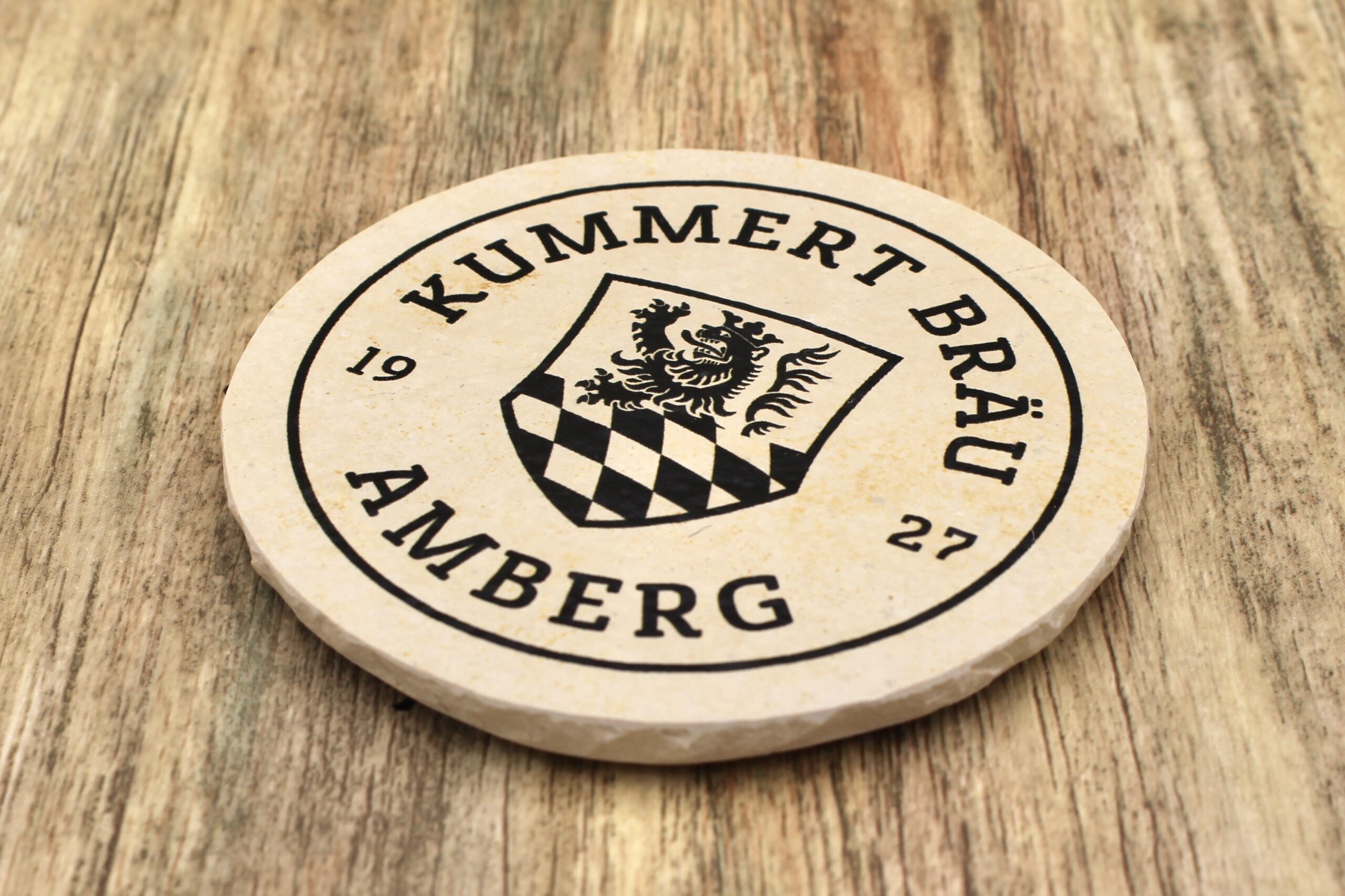 Kummert Bräu Amberg - Natursteinuntersetzer