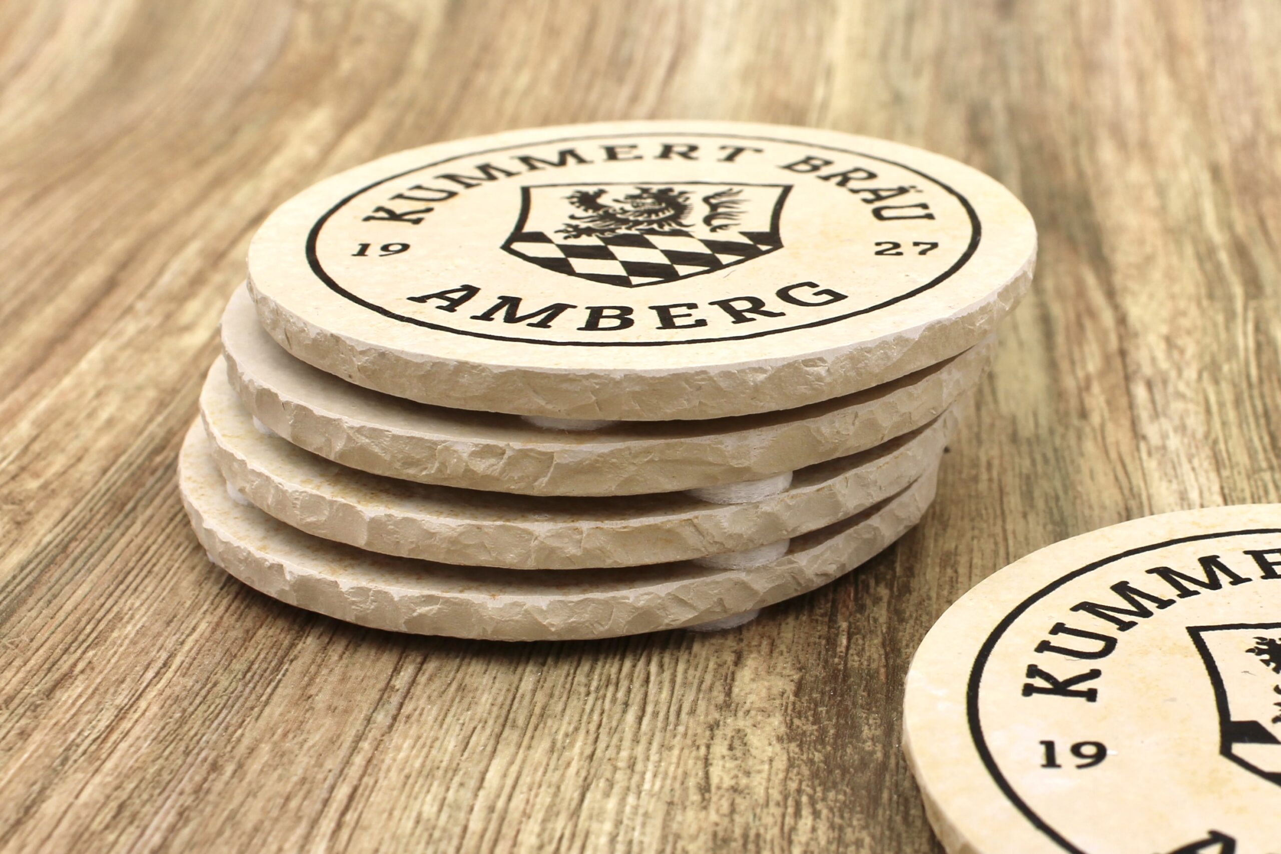 Kummert Bräu Amberg - Natursteinuntersetzer – Bild 2