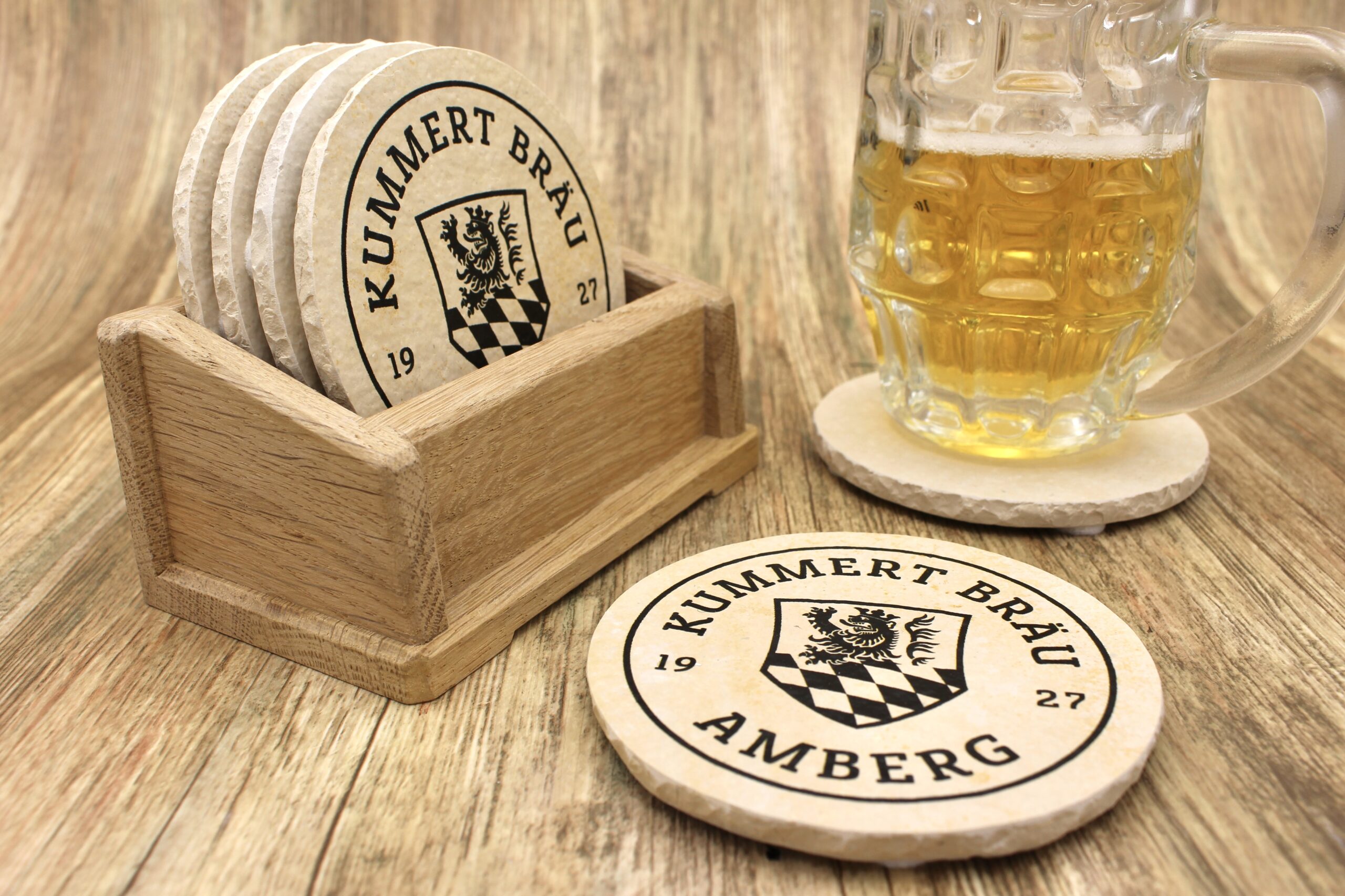 Kummert Bräu Amberg - Natursteinuntersetzer – Bild 3