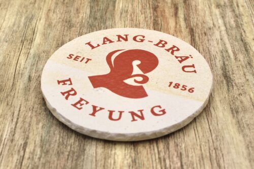 Lang Bräu Freyung - Natursteinuntersetzer
