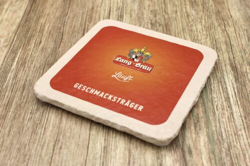 Lang Bräu - Natursteinuntersetzer