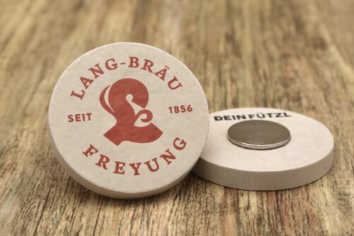 Lang Bräu Freyung - Kühlschrankmagnet 48mm