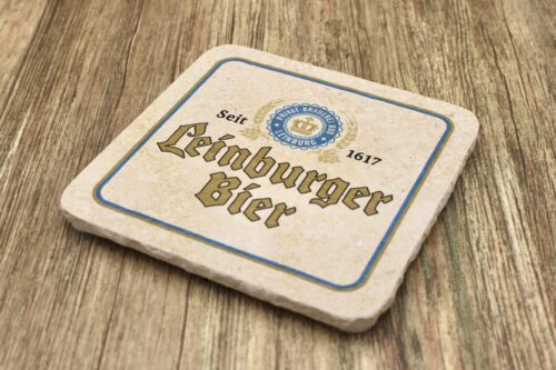 Leinburger Bier - Natursteinuntersetzer