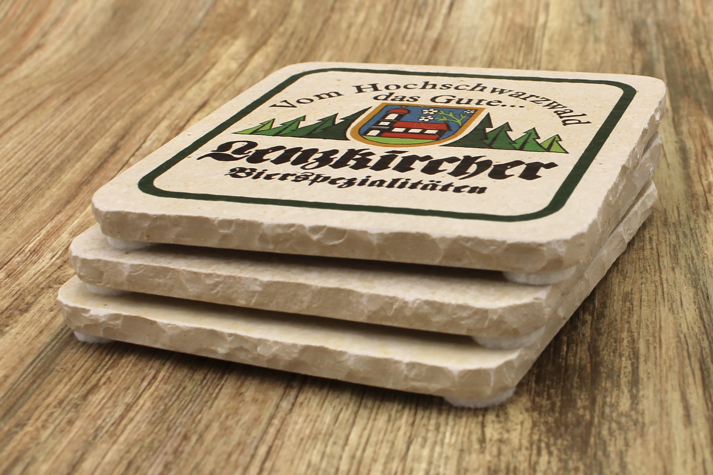 Brauerei Rogg (Lenzkircher) - Natursteinuntersetzer – Bild 2