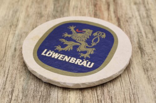 Löwenbräu - Natursteinuntersetzer